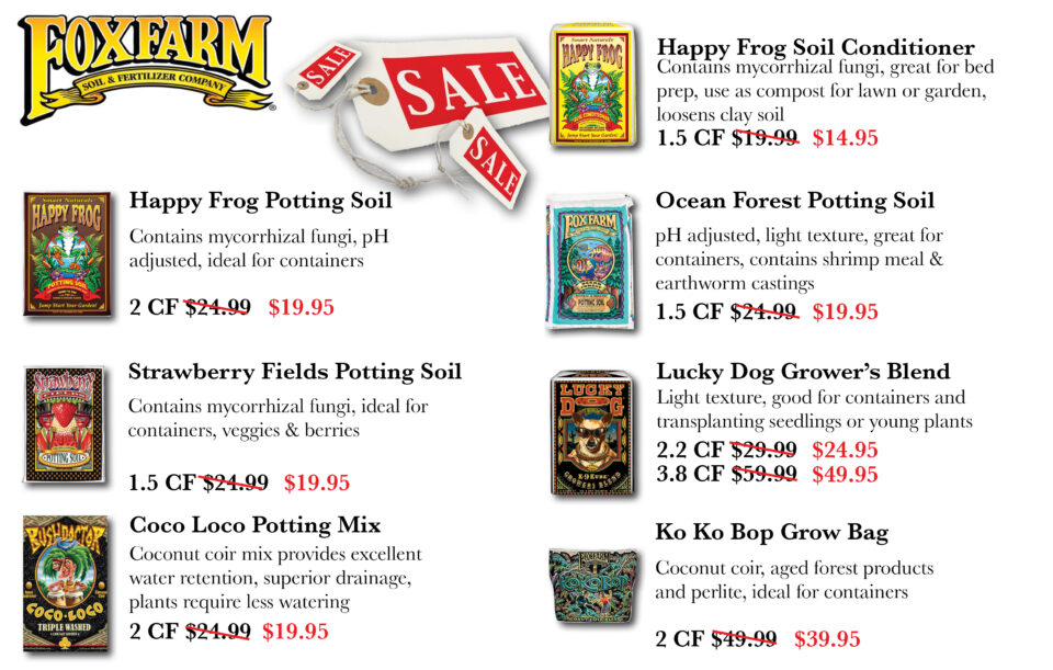 Specials, Coupons and Rebates Garden Center Nursery San Antonio